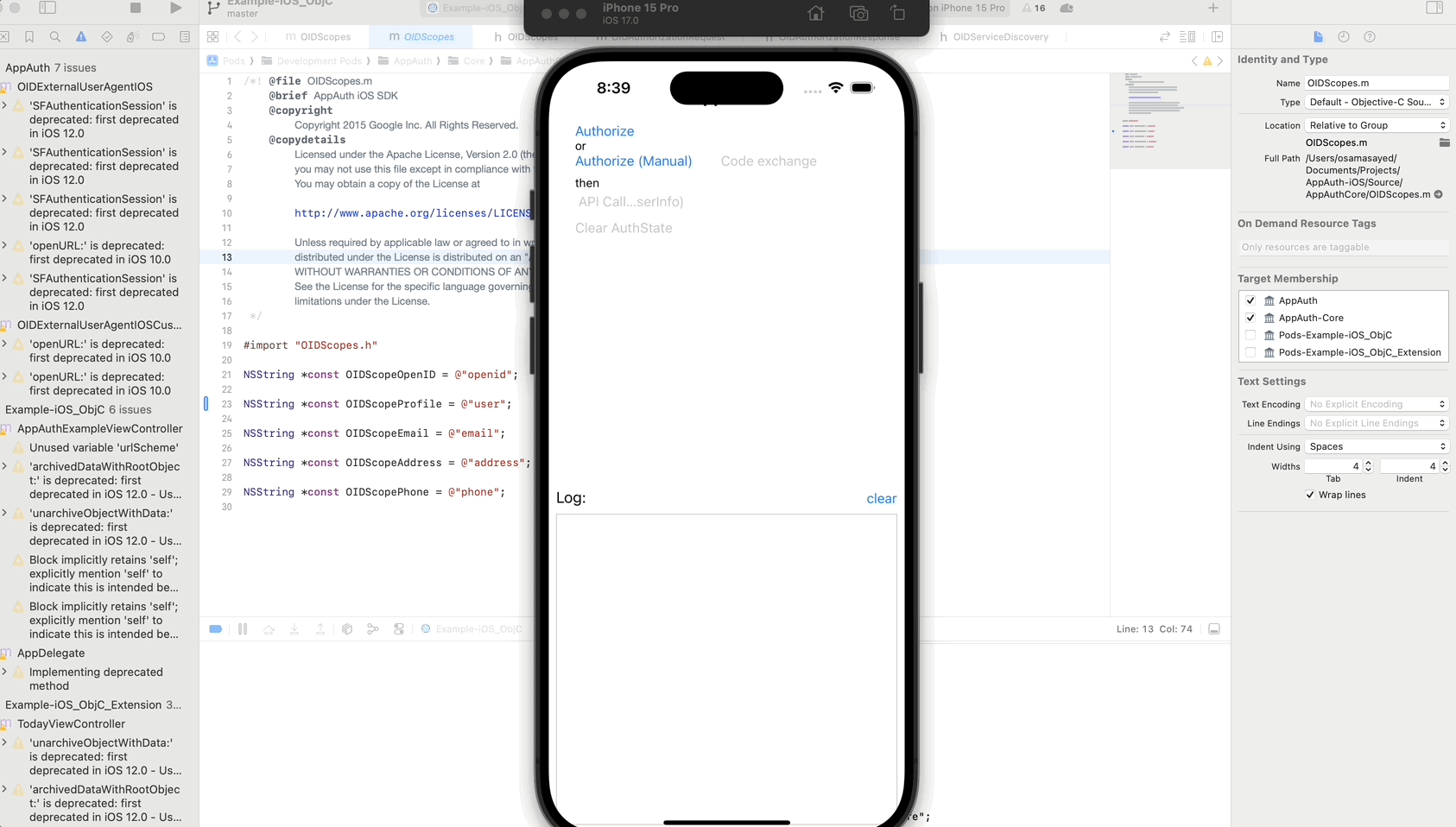 iOS client connecting to Quran.Foundation OAuth2 server